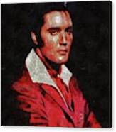 Elvis Presley, Rock And Roll Legend #35 Canvas Print