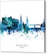 Edinburgh Scotland Skyline #37 Canvas Print
