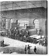 19th Century Paper Factory Canvas Print