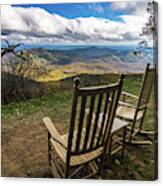 Mountain Views At Sunset From Lawn Chair #4 Canvas Print
