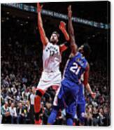 Philadelphia 76ers V Toronto Raptors Canvas Print