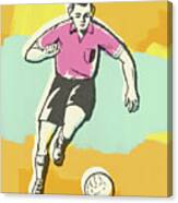 Soccer Player #4 Canvas Print