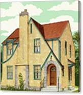 Tudor Style House #4 Canvas Print