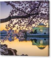 Washington, Dc At The Jefferson #4 Canvas Print