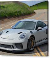 #porsche 911 #gt3rs #print #42 Canvas Print