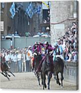 Palio Di Siena Horse Race #43 Canvas Print