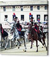 Palio Di Siena Horse Race #46 Canvas Print