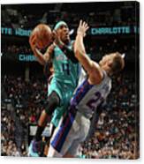 Detroit Pistons V Charlotte Hornets Canvas Print