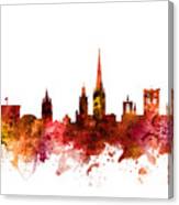 Norwich England Skyline #5 Canvas Print