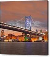 Philadelphia, Pennsylvania, Usa Skyline #5 Canvas Print