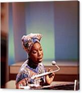 Photo Of Nina Simone #5 Canvas Print