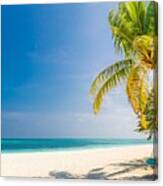 Tropical Beach Panorama As Summer #5 Canvas Print