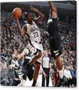 La Clippers V Milwaukee Bucks Canvas Print