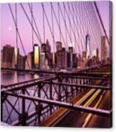 New York City, Brooklyn Bridge #6 Canvas Print