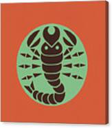 Scorpio Zodiac Symbol #6 Canvas Print