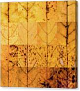 Swatches - Autumn Leaves Inspired By Gerhard Richter #7 Canvas Print