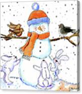 78c - Snowman Canvas Print