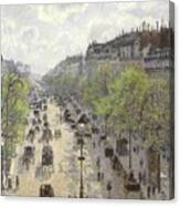 Boulevard Montmartre, Spring Canvas Print