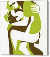 Couple Embracing #9 Canvas Print