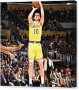 San Antonio Spurs V Los Angeles Lakers Canvas Print