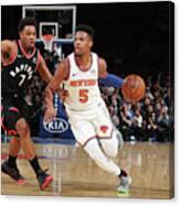 Toronto Raptors V New York Knicks Canvas Print