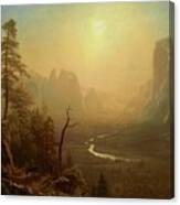 Yosemite Valley, Glacier Point Trail Canvas Print