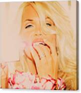 9741 Selfie Supermodel Selena Phillips Ixdccxli Las Vegas Canvas Print