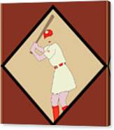 A League Of Their Own Minimalist Movie Poster Canvas Print