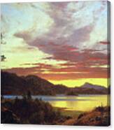 A Sunset Canvas Print