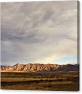 A View Of The Mountains From 18 Road In Fruita, Colorado. Canvas Print