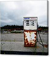 Abandoned Oil Station Canvas Print