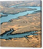 Above Lake Nasser, Egypt Canvas Print