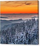 Above Ocean Of Clouds Canvas Print