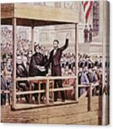Abraham Lincoln Taking Oath Canvas Print