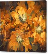 Abstract Flower Digital Canvas Print