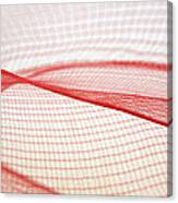 Abstraction In Plastic Net Canvas Print