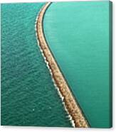 Abu Dhabi - Lulu Island Outer Barrier Canvas Print