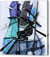 Acoustic Alchemy In Blue Canvas Print