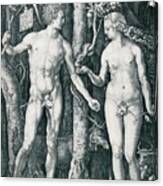 Adam And Eve, 1504 1906. Artist Canvas Print