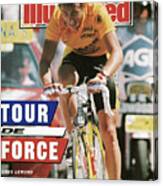 Adr Agrigel Greg Lemond, 1989 Tour De France Sports Illustrated Cover Canvas Print