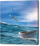 Adrift And Finally Free Canvas Print