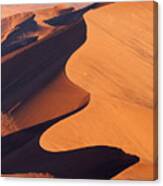 Aerial View Of The Namib Desert Canvas Print