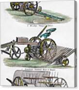 Agricultural Implements, 19th Century Canvas Print