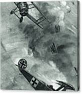 Airplanes Of World War One Canvas Print
