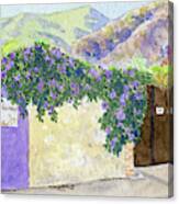 Ajijic Casa Flores Canvas Print