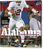 Alabama Why The Tide Will Win It, 2016 College Football Sports Illustrated Cover Canvas Print