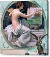 Allegory, 1856-1923. Artist Francois Canvas Print