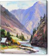 Along The Salmon River Canvas Print