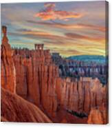 Amphitheater From Sunset Point Canvas Print