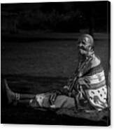 An Elderly In A Maasai Tribe Canvas Print